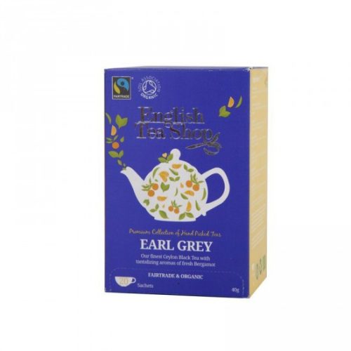 Ets bio earl grey tea 20x2g 40 g