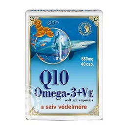 Dr.chen q10+omega-3+e-vitamin kapszula 40 db - bio és vegán étrendkiegészítők