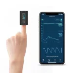 Viatom bluetoothos véroxigénszint mérő (viatom oxísmart bluetooth fingertip oximeter hm-60fw) - bio és vegán étrendkiegészítők