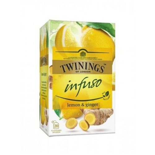 Twinings citrom és gyömbér herbatea 40 g