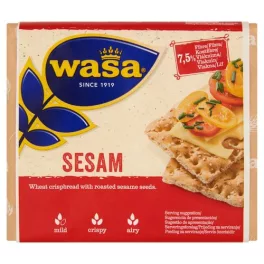 Wasa szezámmagos ropogós kenyér 200 g - bio és új hullámos étkezés