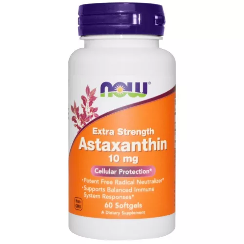 Now astaxanthin 10 mg lágyzsel.kapszula 60db - bio és vegán étrendkiegészítők