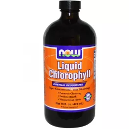 Now liquid chlorophyll borsmenta ízű 473 ml - bio és vegán étrendkiegészítők