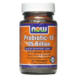 Now probiotic-10 25 billion kapszula 50 db - bio és vegán étrendkiegészítők