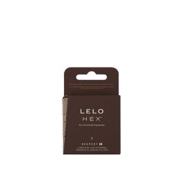 Lelo hex respect xl - luxus óvszer (3db) - bio és natúr intim együttléthez