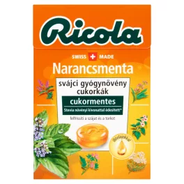 Ricola cukorka gyömbér-narancsmenta 40 g - bio és új hullámos étkezés