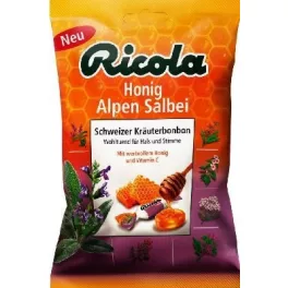Ricola cukorka mézes-zsályás zacskós 75 g - bio és új hullámos étkezés