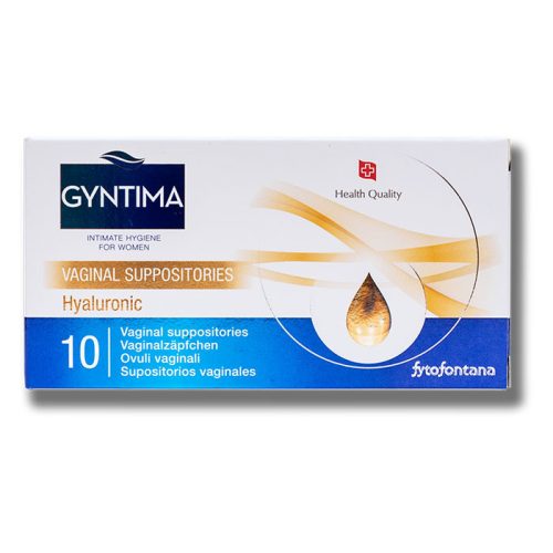 Gyntima hüvelykúp hyaluronic 10 db