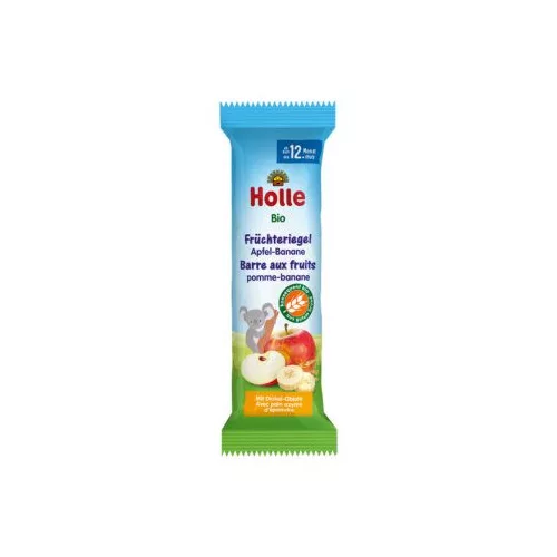 Holle bio gyümölcsszelet alma-banán 25g - bio és új hullámos étkezés
