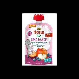 Holle bio dino dance gyümölcspüré 6 hó 100g