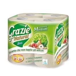 Grazie Natural toalettpapír 8 db 2 rétegű - bio és natúr kozmetikumok