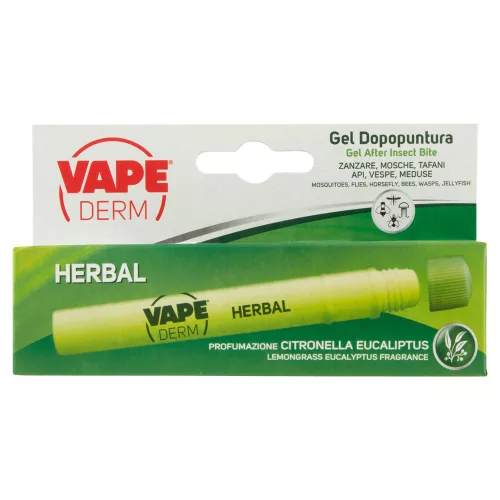 Vape derm herbal csípés utáni gél eukaliptusz és citromfű kivonattal 10 ml
