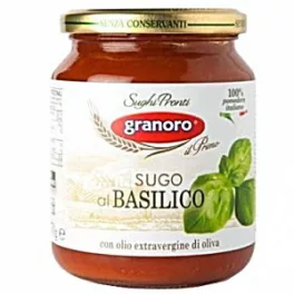 Granoro tésztaszósz bazsalikomos 370 g