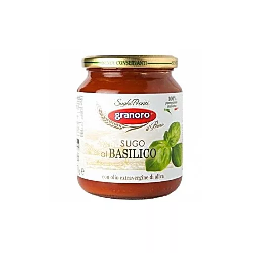 Granoro tésztaszósz bazsalikomos 370 g