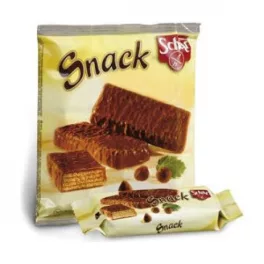 Gluténmentes schar snack csokoládéval bevont mogyorós ostya 105g - bio és új hullámos étkezés