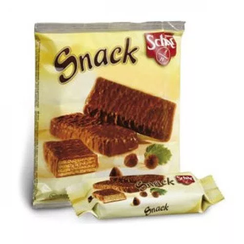 Gluténmentes schar snack csokoládéval bevont mogyorós ostya 105g - bio és új hullámos étkezés