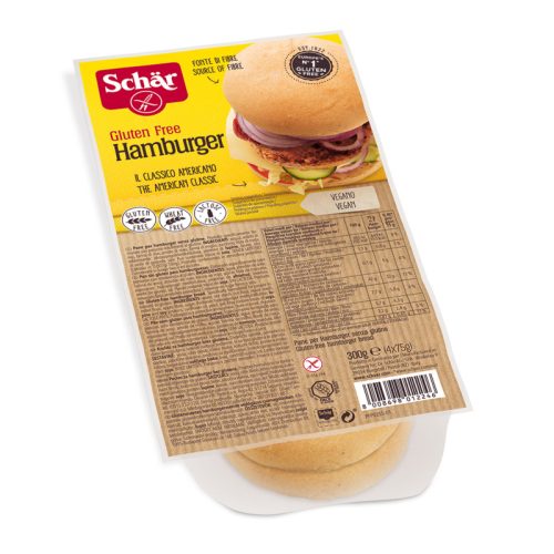 Schar gluténmentes hamburger zsemle 4db 300 g