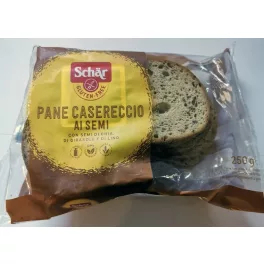 Schär gluténmentes kenyér pane casereccio sokmagvas 250 g - bio és új hullámos étkezés