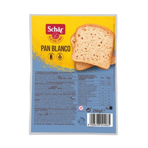 Schar gluténmentes kenyér pan blanco 250 g