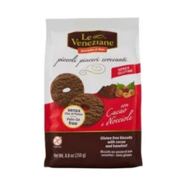 Le Veneziane keksz mogyorós és kakaós 250 g - bio és új hullámos étkezés