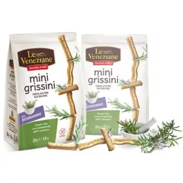 Le Veneziane grissini mini rozmaringos 250 g - bio és új hullámos étkezés