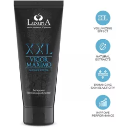 Luxuria vigor maximo xxl - erekciófokozó péniszkrém (75ml) - bio és natúr intim együttléthez