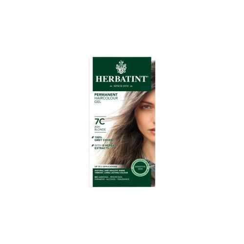 Herbatint 7c hamvas szőke hajfesték 150 ml