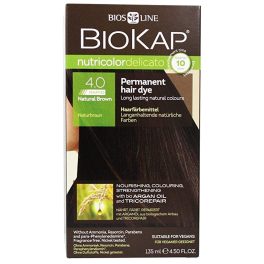 Biokap nutricolor rapid tartós hajfesték nr 4.0 natural brown 135 ml - bio és natúr kozmetikumok