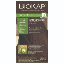 Biokap nutricolor rapid tartós hajfesték nr 5.34 honey chestnut 135 ml - bio és natúr kozmetikumok