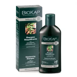 Biokap bellezza bio kiegyensúlyozó sampon gyömbérrel és tömjénfával 200 ml - bio és natúr kozmetikumok