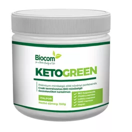 Biocom ketogreen növényi por tégelyes 120 gr