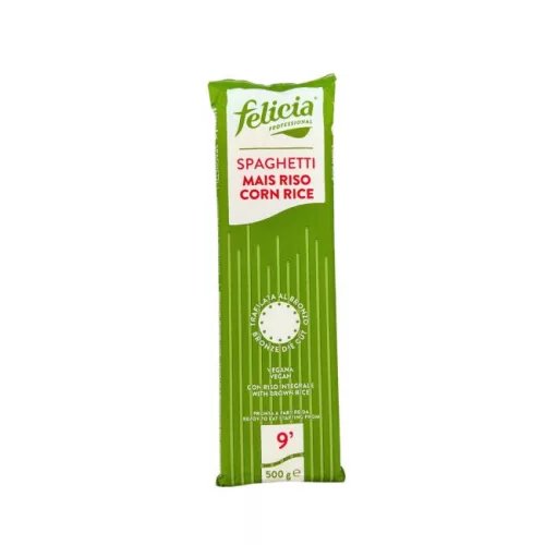 Felicia bio gluténmentes tészta kukorica-rizs spagetti 500 g