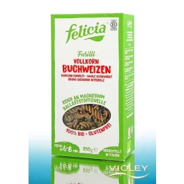Felicia bio gluténmentes tészta hajdina fussili 250 g
