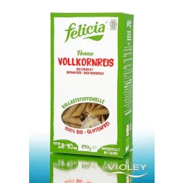 Felicia bio gluténmentes barnarizs penne tészta 250 g
