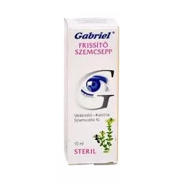 Gabriel szemcsepp frissítő 10 ml - bio és natúr kozmetikumok