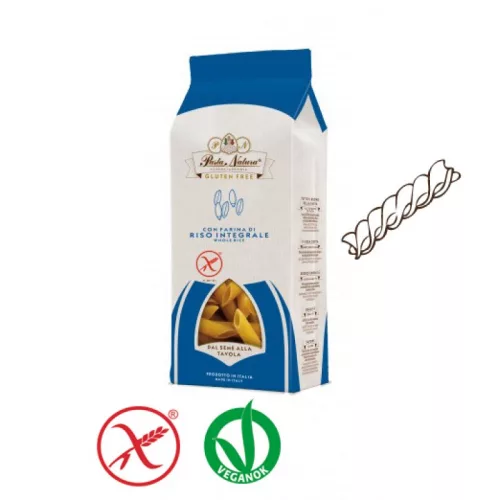 Pasta natura barnarizs tészta fusili 250g - bio és új hullámos étkezés