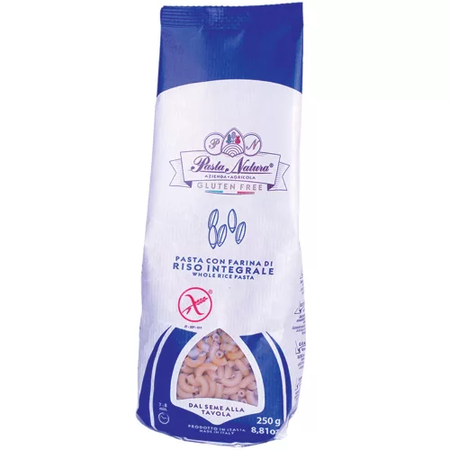 Pasta natura barnarizs tészta chifferini 250g