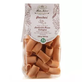 Pasta natura bio lencse-rizs tészta paccheri 250g - bio és új hullámos étkezés