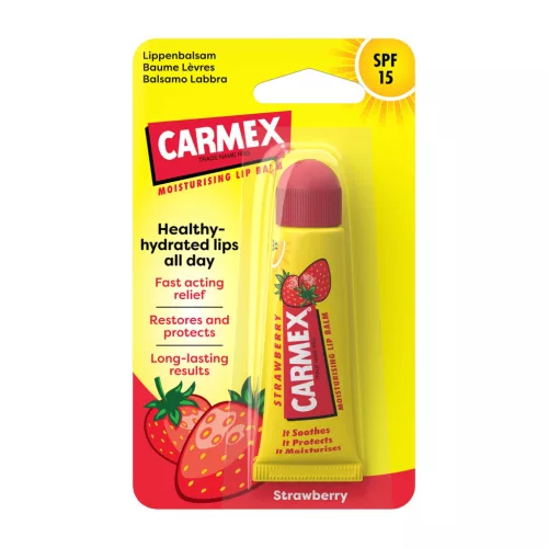 Carmex ajakápoló tubusos epres 10 g - bio és natúr kozmetikumok