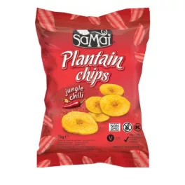 Samai plantain főzőbanán chips csípős chili 75 g - bio és új hullámos étkezés