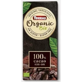 Torras bio 100% kakaótartalmú étcsokoládé 100 g - bio és új hullámos étkezés