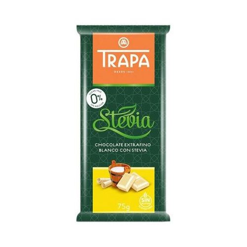 Trapa Steviás Fehércsokoládé Cm.Gm. 75 g