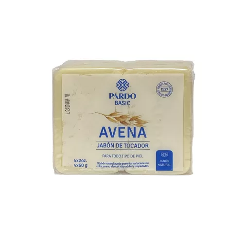 Pardo natúrtiszta zab szappan 4x60g 240 g