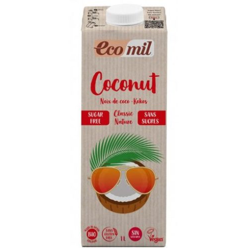 Ecomil bio kókuszital hozzáadott édesítőszer nélkül klasszik 1000 ml