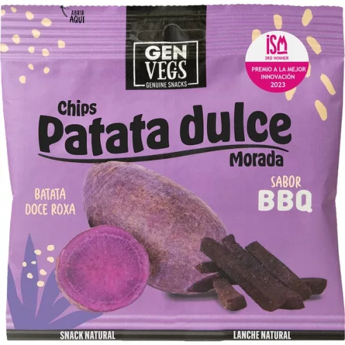 Gen vegs lilaédesburgonya bbq chips 45 g