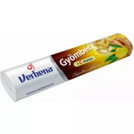 Verbena rolls cukorka gyömbér 32 g - bio és új hullámos étkezés