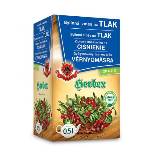 Herbex gyógynövény teakeverék vérnyomásra 60 g