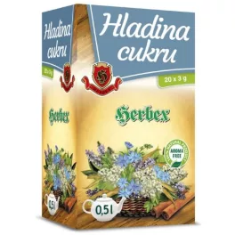 Herbex vércukor szint tea 20x3g 60 g - bio és vegán étrendkiegészítők