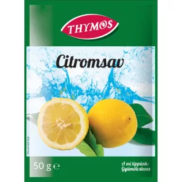 Thymos citromsav étkezési tasakos 50 g - bio és új hullámos étkezés