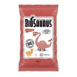 Biopont bio kukoricás snack ketchupos biosaurus babe 50 g - bio és új hullámos étkezés